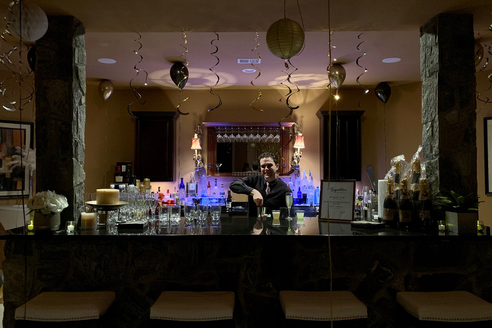 Casino-style party event interior — Urban Party Club